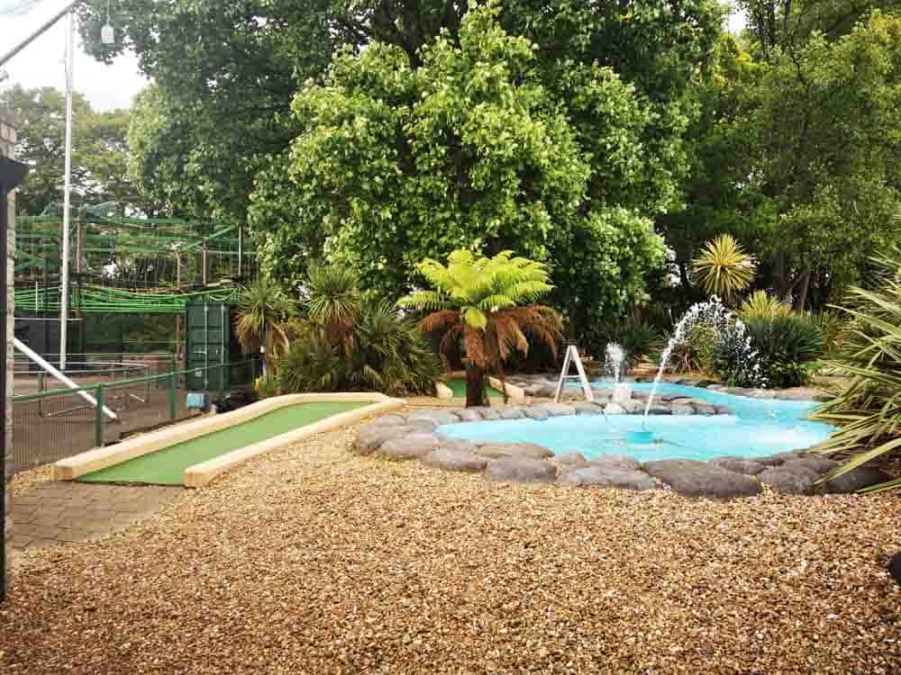 Adventure golf playground