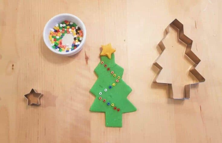 Image for Christmas tree play dough