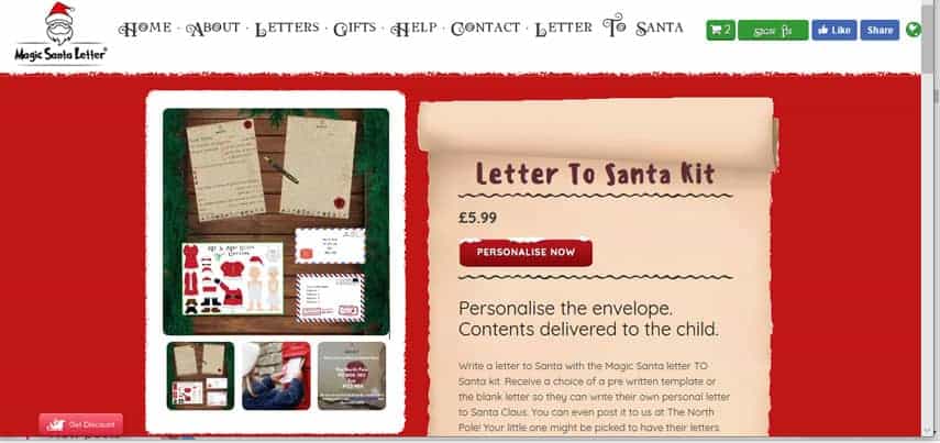 Magic Santa Letter
