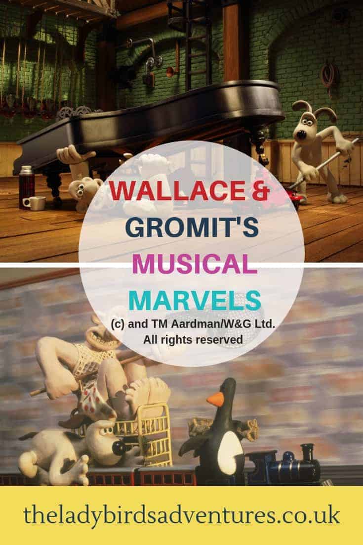 Wallace & Gromit's musical marvel pin