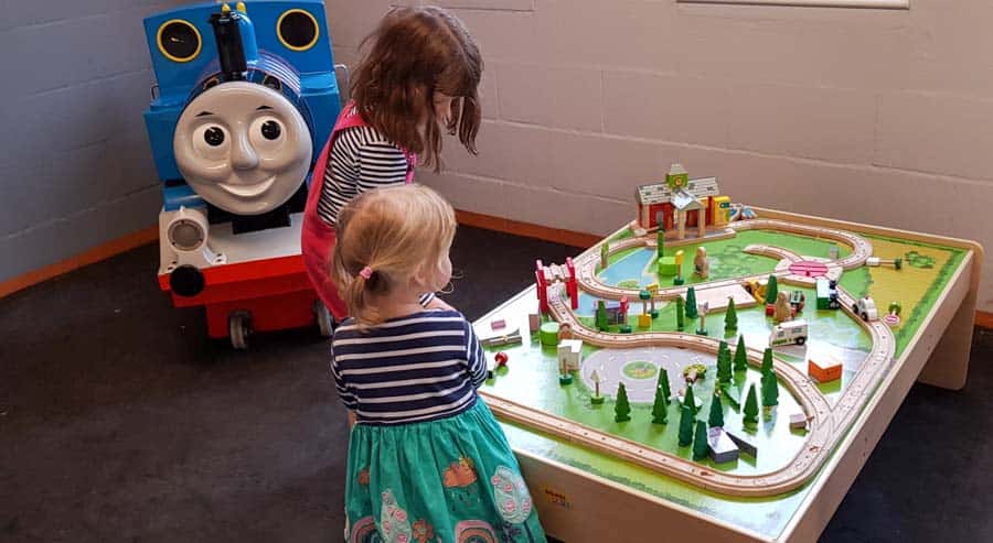 Play area at Kirklees light railway cafe