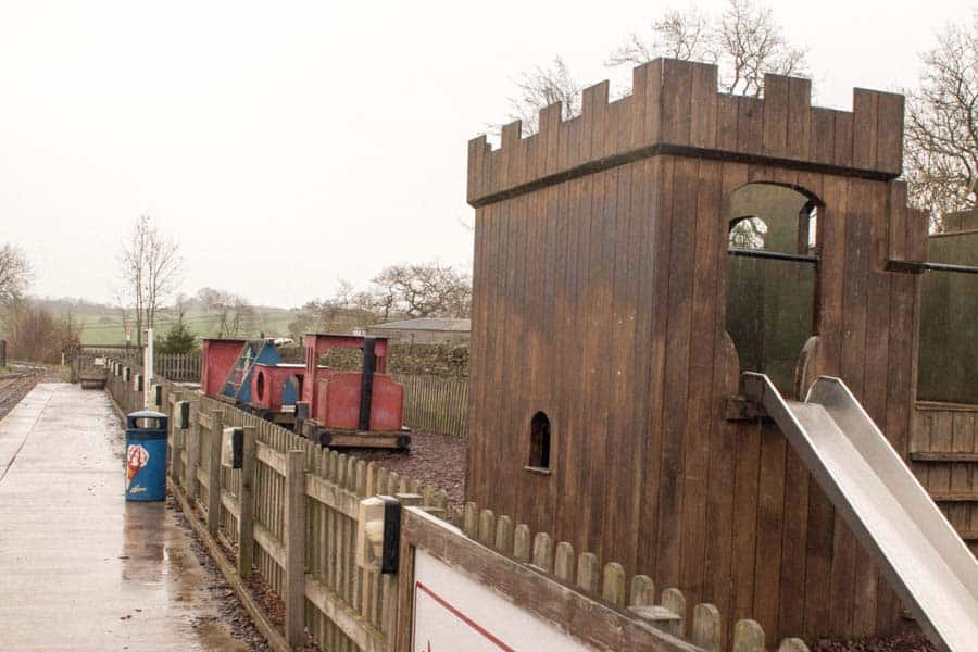 Play area at Shelly station