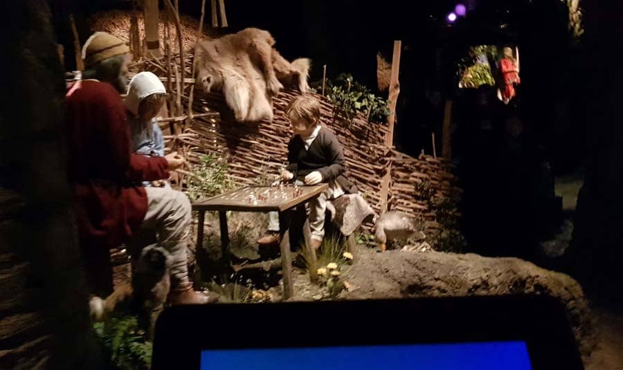 Inside the Jorvik centre