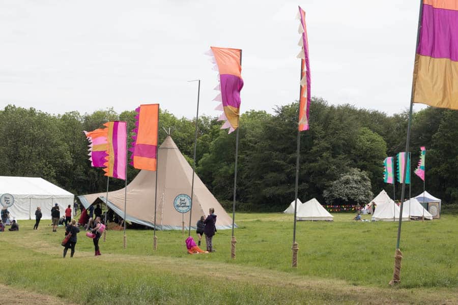 Tents at Big Retreat Wales