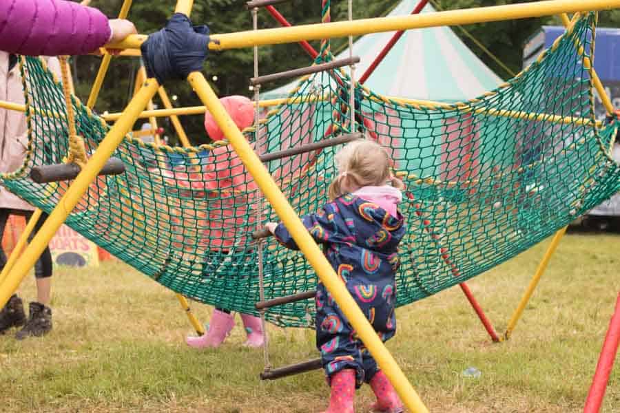 climbing frame at Big retreat Wales