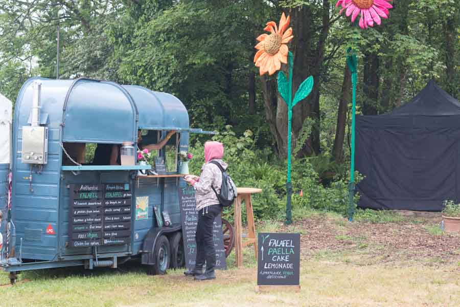Food stand at a festival