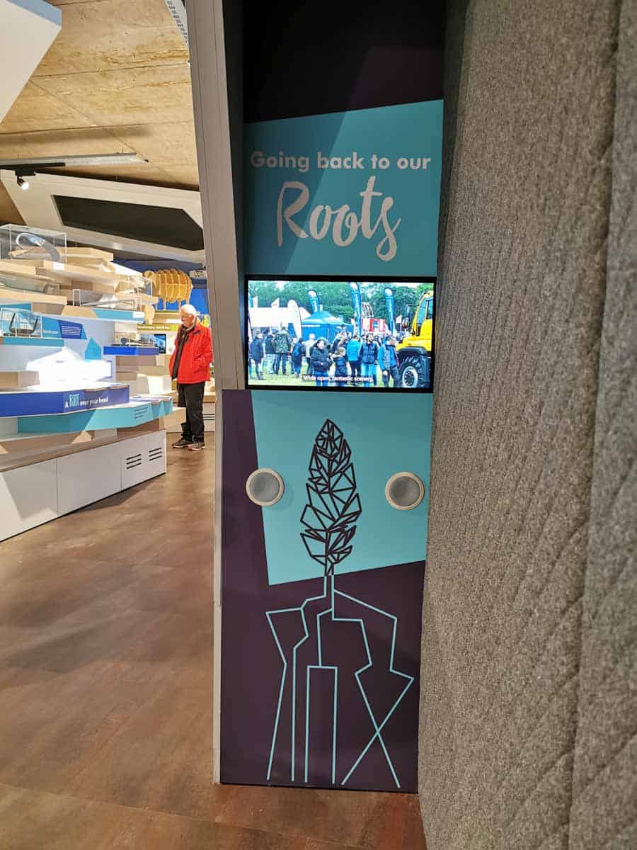 Video booth at Landscape discovery centre