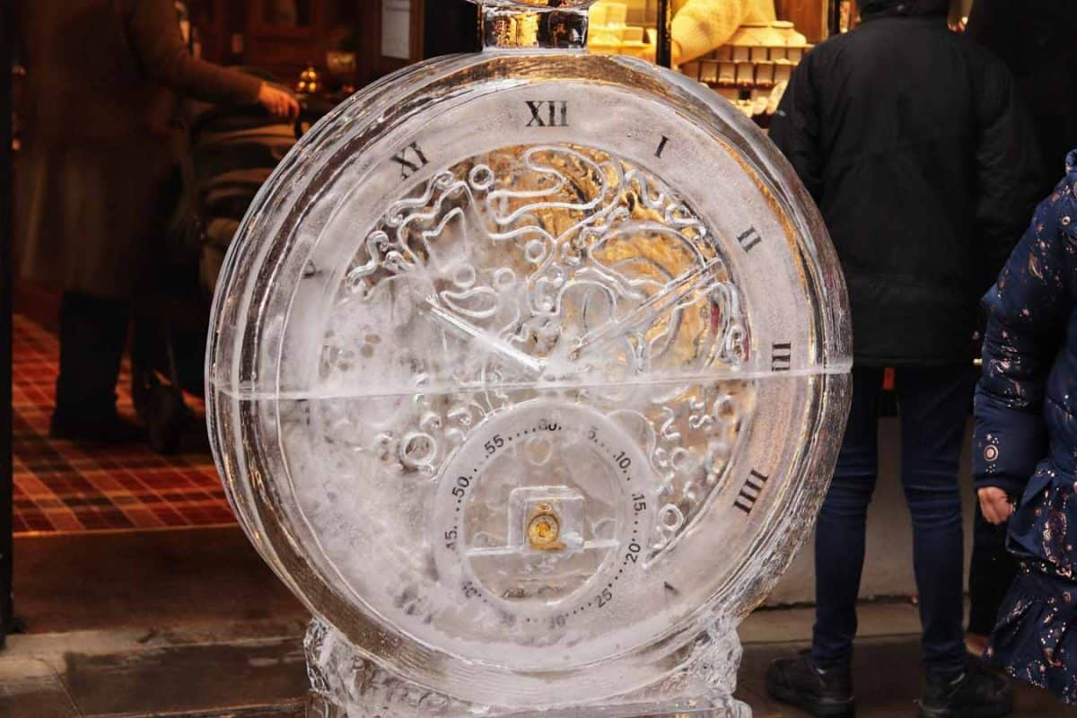 Pocket watch at York Ice Trail
