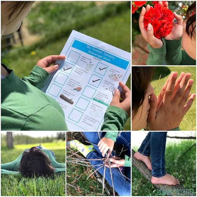 Image for Outdoor Sensory Scavenger Hunt for Kids