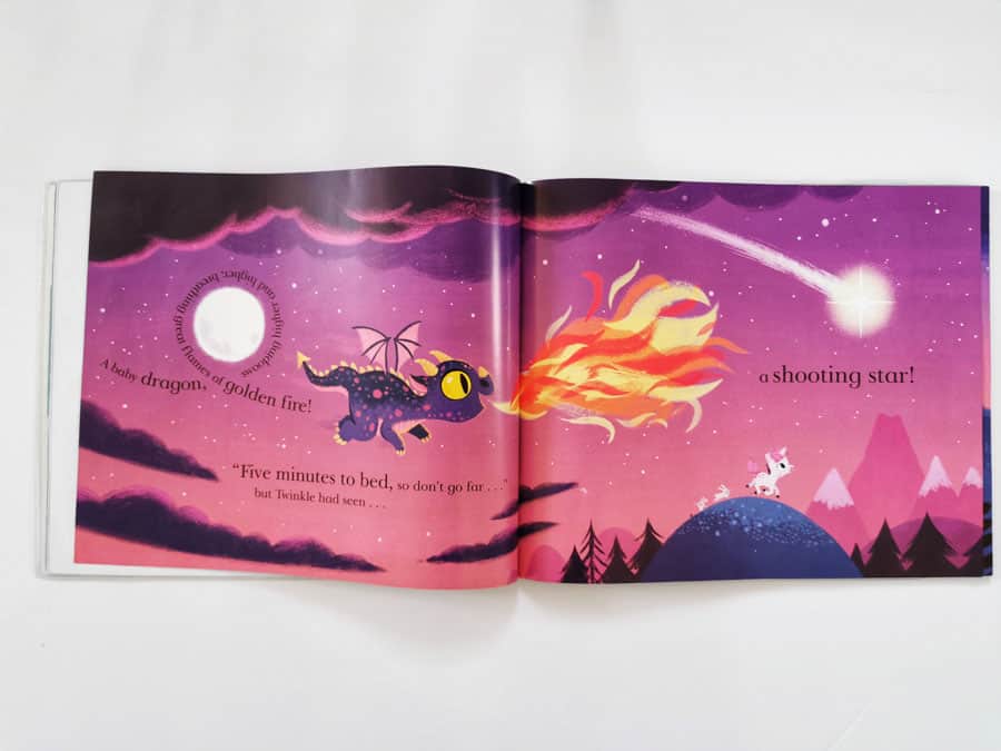 Inside pages of ten minutes to bed little unicorn
