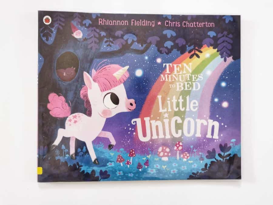 Front cover of ten minutes to bed little unicorn