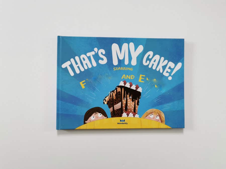 Front cover of a children's book called that's not my cake