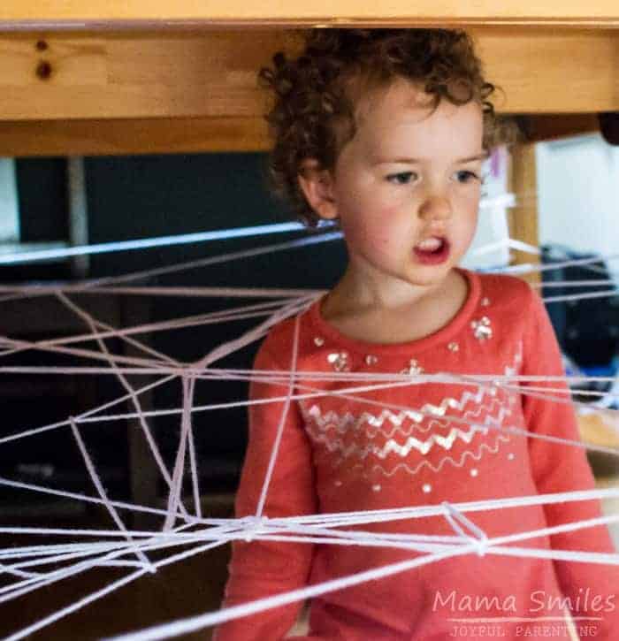 Image for Spider Web Obstacle Course Activity for Kids