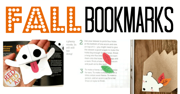 Image for Fall Corner Bookmark Ideas for Children