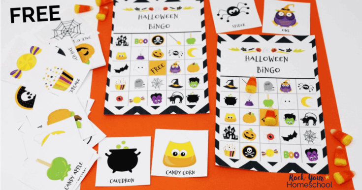 Image for Free Halloween Bingo Game for Fun with Kids