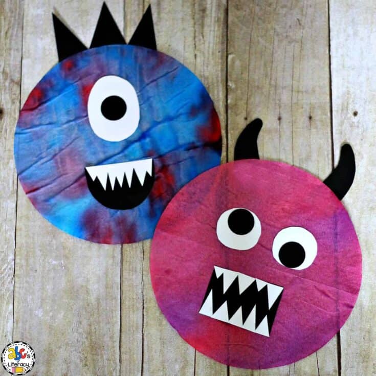 Image for Tie Dye Coffee Filter Monster