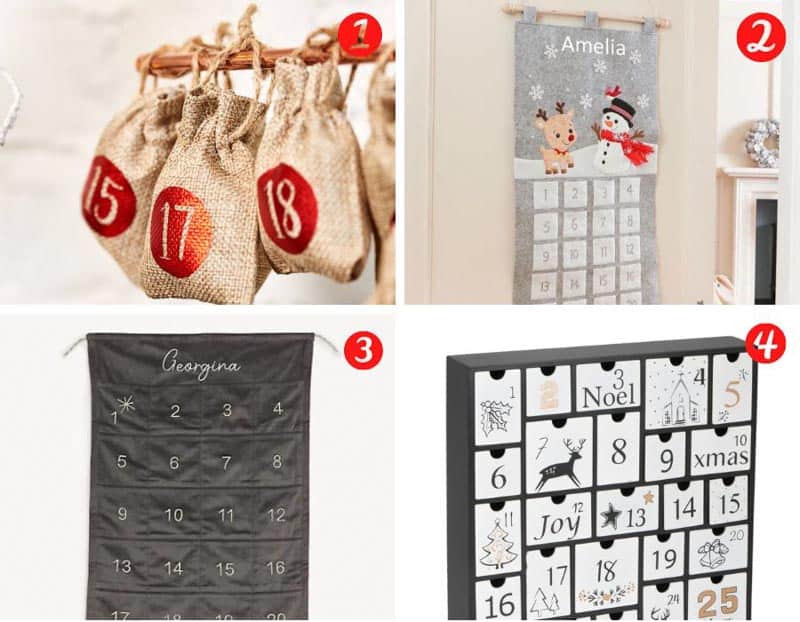 4 different advent calendars