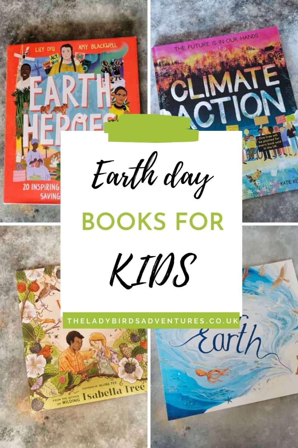 4 different childrens books about climate change