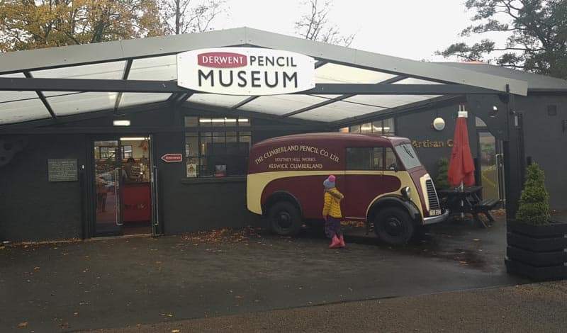 Front of Derwent pencil museum