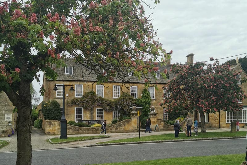 Cotswold village green in Broadway