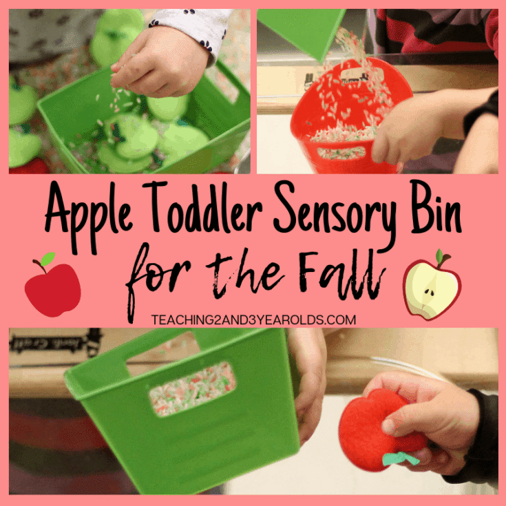 Image for Toddler Apple Sensory Bin