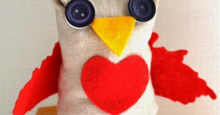 Felt simple owl