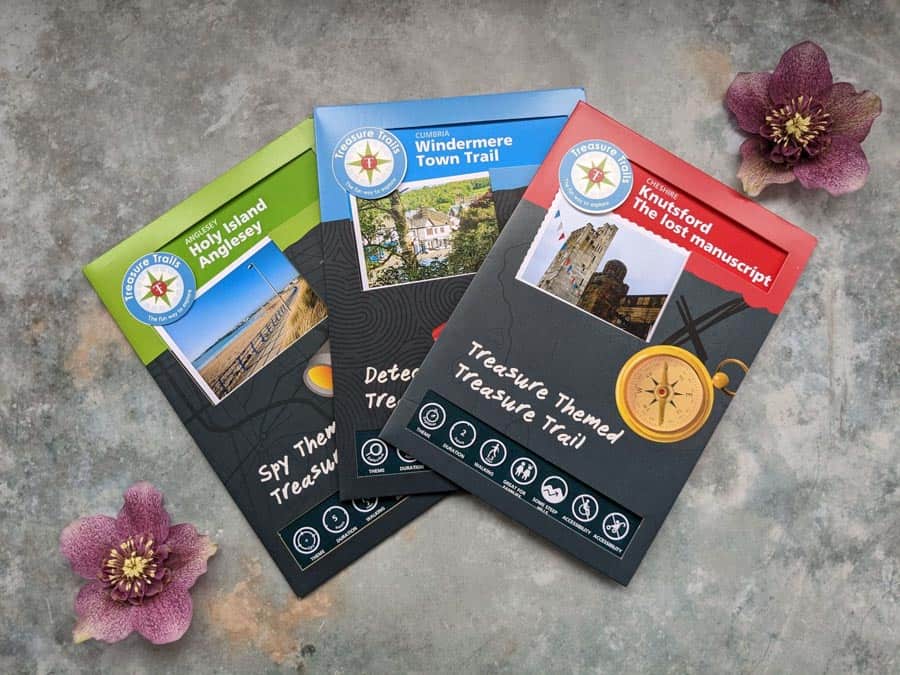 Selection of treasure trails leaflets