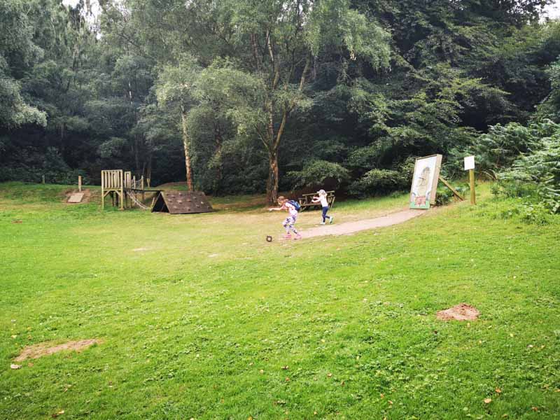 Play area at Hawkstone follies