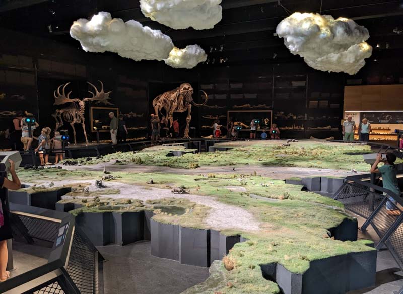 Model landscape of the Netherlands in the ice age