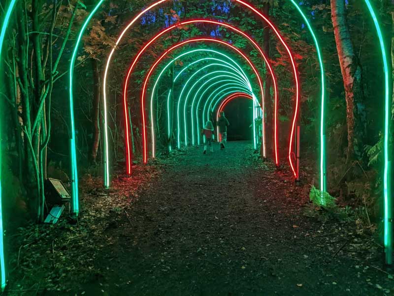 Tunnel of lights