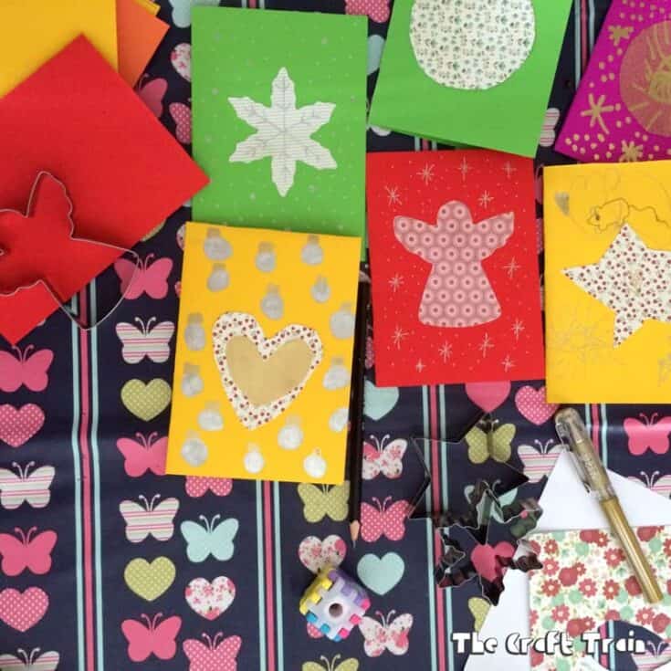 Image for Kid-made Cookie Cutter Christmas Cards