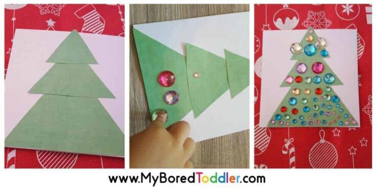 Image for Toddler Made Christmas Tree Card