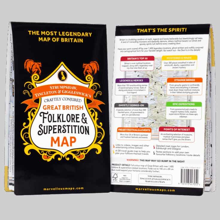 Image for STG's Craftily Conjured Great British Folklore and Superstition Map
