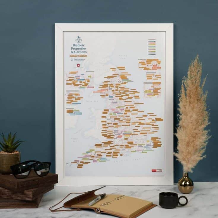 Image for English Heritage Sites Scratch off Print