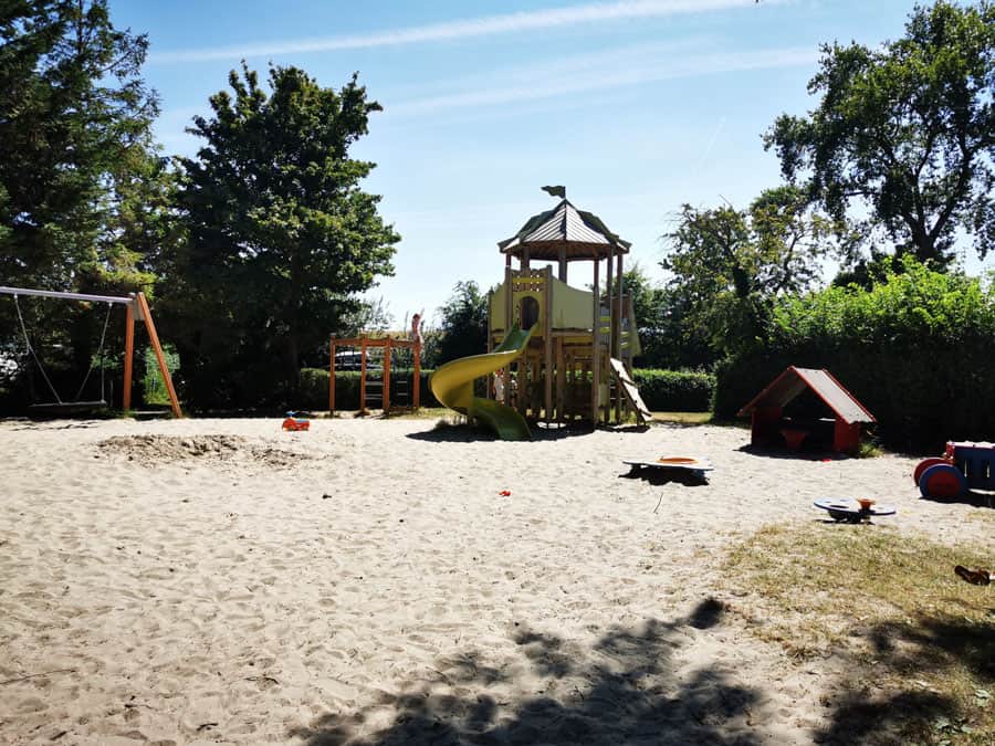 Large sandy playground