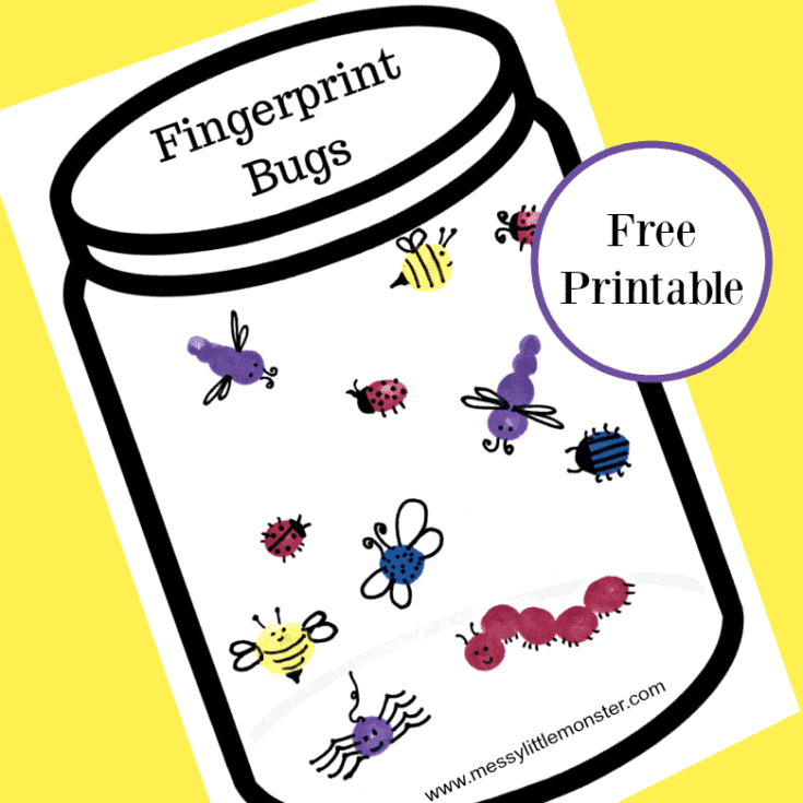 Image for Fingerprint Bug Jar Craft