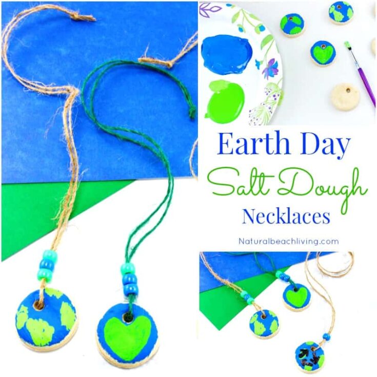 Image for Easy Salt Dough Necklace Earth Day Crafts for Kids