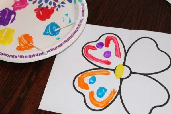 Image for Flower Symmetry Art for Kids (with Free Flower Template)