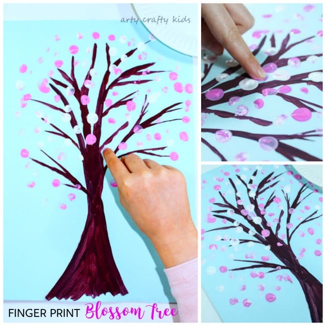 Image for Finger Print Spring Blossom Tree