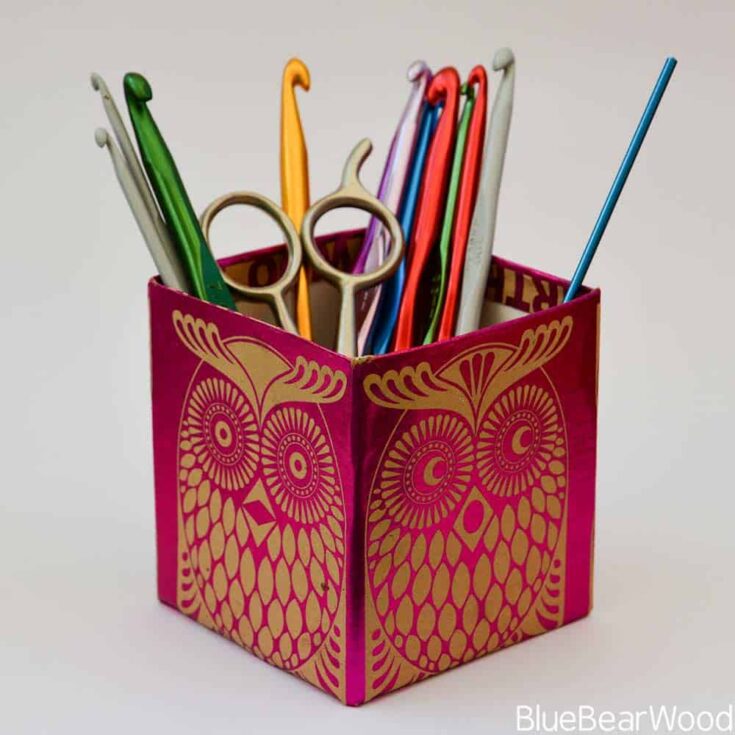 Image for DIY Milk Carton Pen Pot - Easy Upcycled Craft
