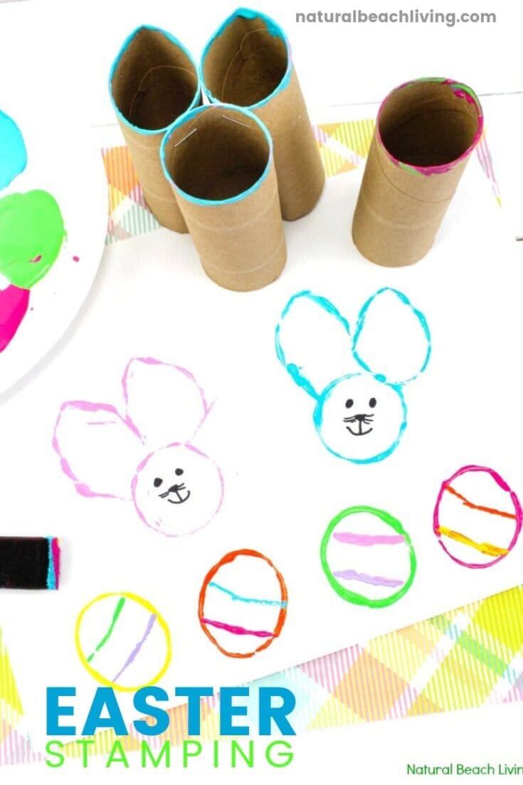 Image for Toilet Paper Roll Bunny Stamps