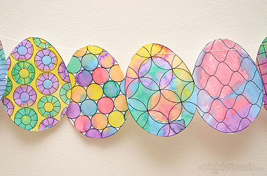 Image for Easy Easter Egg Garland Craft for Kids