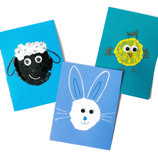 Image for Sponge Stamped Easter Crafts