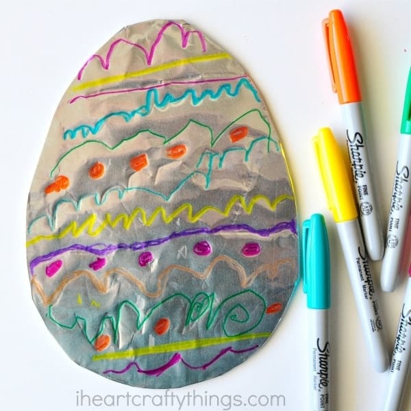 Image for Tin Foil Easter Egg Art