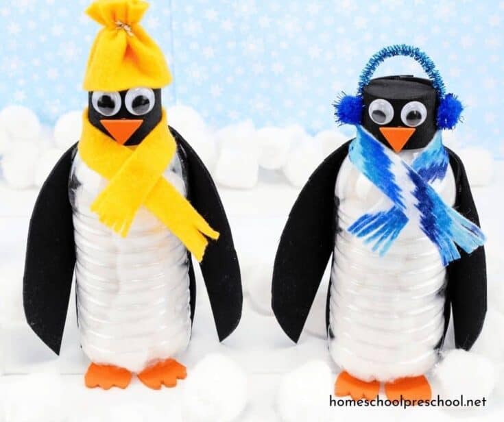 Image for Water Bottle Penguin Craft